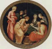 The birth of the Baptist, Jacopo Pontormo